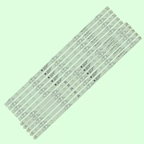 LED-Streifen(10) für PHILIPS 55PUS6704/12 55PUS6754/12 55PUS6804/12 55PUS6814/12 - Bild 1 von 9