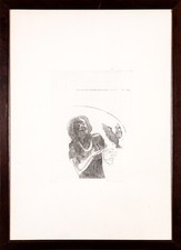 SALVATORE PROVINO (1943) ACQUAFORTE ORIGINALE FIRMATA 37/50 OPERA INCORNICIATA