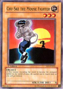 Chu-Ske The Mouse Fighter - FET-EN003 - Common - 1st Edition x3 - Lightly Played