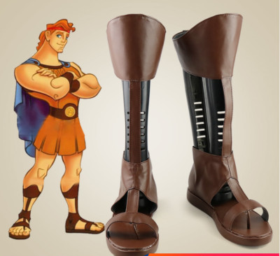 Movie Hercules Cosplay Shoes Boots For Halloween Costume custom