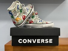 CONVERSE NIB Chuck Taylor All Star Kids Sloth Jungle High Tops Boys SIZE 2 NEW.