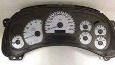 03-05 SILVERADO 2500HD DURAMAX DIESEL CUSTOM SS WHOLE SPEEDOMETER CLUSTER BB