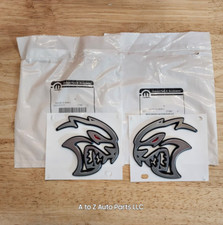 New 2021-2023 Dodge Charger Hellcat Red-eye Satin Finish Emblems Last Call Oem New 2021-2023 Dodge Charger Hellcat Red-eye Satin Finish Emblems Last Call Oem