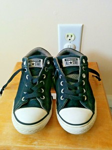 junior black converse size 5