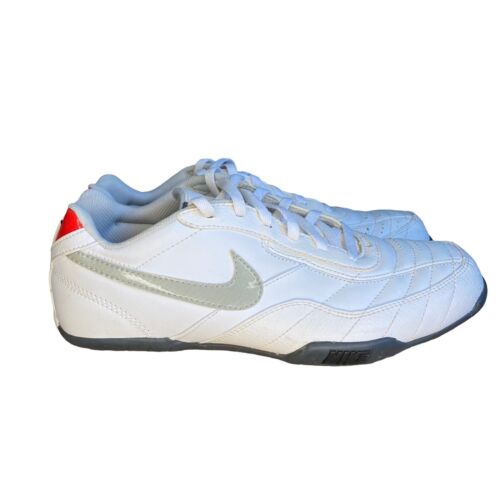 Nike Mens Street Pana White 317911-104 Men’s Size 7 Indoor Soccer Shoes - Afbeelding 1 van 7