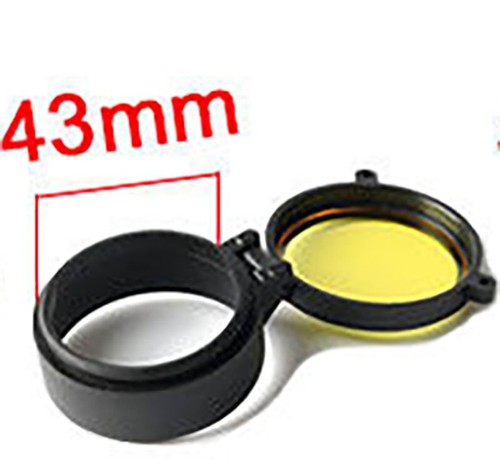 Rifle Scope Quick Spring Protection Lens Cover Flip Up Cap Objective Lense Lid - Picture 18 of 38