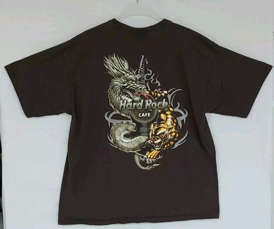 Vintage Hard Rock Cafe San Antonio Shirt 2XL Brown Dragon Vintage Hard Rock Cafe San Antonio Shirt 2XL Brown Dragon