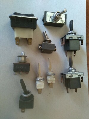 Toggle Switches Selection Classic Sports Race Car