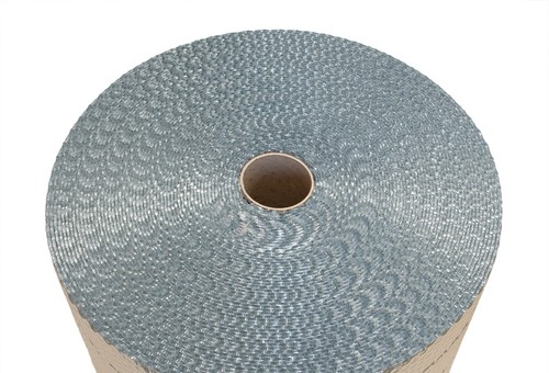 Metalised Foil Insulation Bubble Cushioning Wrap 375mm x 50M temperature control - Picture 2 of 2