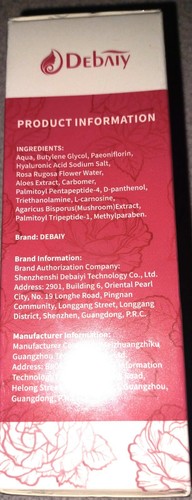HA Rose Acido Ialuronico Serum per Viso Siero Antirughe Anti-Età - 1fl oz - Foto 2 di 3