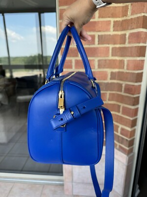 SAINT LAURENT YSL ナイロン ボストンバッグ 大容量 ブルー s-l400.jpg