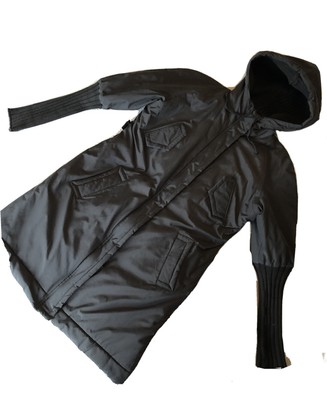“Moschino Jeans Donna” Black Hooded 