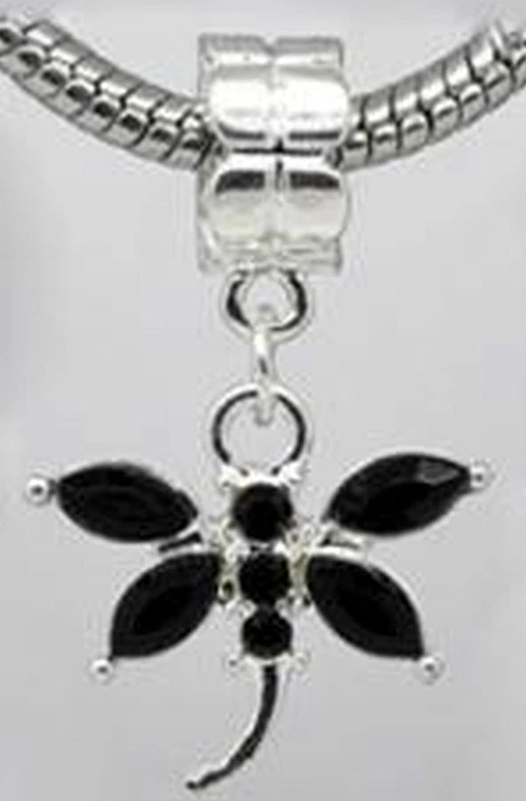 ANHÄNGER KETTE PENDANT LIBELLE DRAGONFLY KETTENANHÄNGER 31 mm + - Bild 1 von 1
