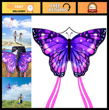 Large Butterfly Kite for Kids Adults - Easy to Fly 55"x28" Outdoor Fun
