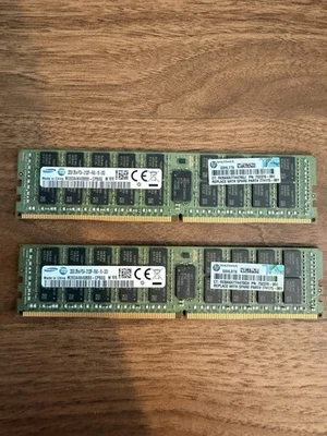 Samsung 32GB DDR4-2133 RDIMM M393A4K40BB0-CPB0Q ECC Server Memory - Image 1 of 3