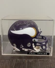 PAUL KRAUSE "HOF 98" Signed Mini Helmet With COA Minnesota Vikings