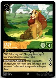 Disney Lorcana Lady - Miss Park Avenue 28/204 Archazia's Island Super Rare