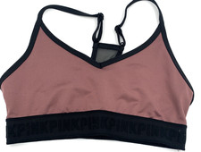 Sports Bra Sz Small Victorias Secret PINK Wine Ultimate Lightly Lined Pullover