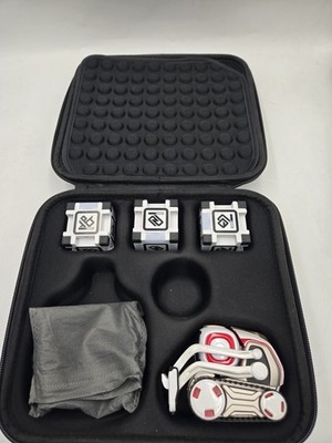 Anki Cozmo robot toy with 3 cubes and  carry case used. No Charger