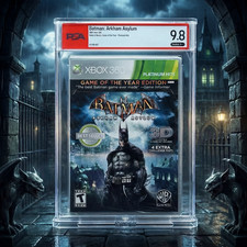 Batman: Arkham Asylum • PSA 9.8 A++ • Platinum Hits • Xbox 360 • Not VGA/CGC