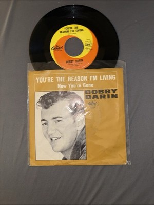 bobby darin nm picture sleeve and capital press 45 rpm also nowhere find