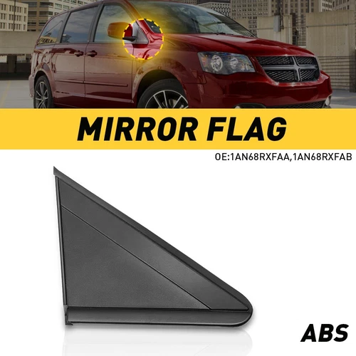 For 2008-2020 Dodge Grand Caravan Right Side View Mirror Flag Molding Applique