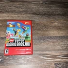 New Super Mario Bros Wii Has Manual Tested  Works Has Little Scratches On Disc