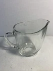 Vintage Anchor Hocking Clear Glass Creamer 4"   Perfect!!!