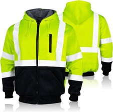 FONIRRA Men's High Visibility Safety ANSI Class 3 Lined 3X-Large, Neon Yellow