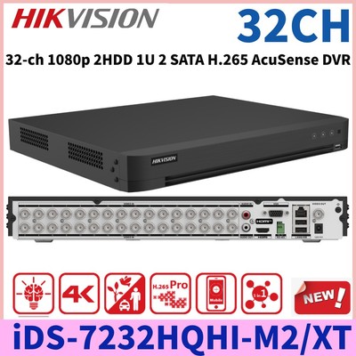 Hikvision iDS-7232HQHI-M2/XT 32-Kanal 1080p 1U H.265 AcuSense DVR 2HDD 2SATA DVR