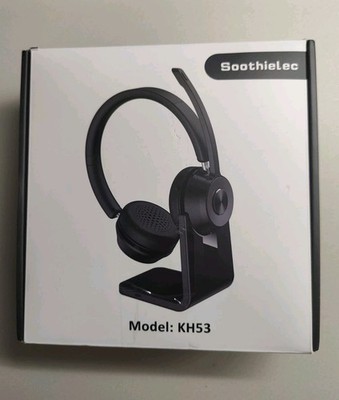 Soothielec Model: KH53 Wireless Bluetooth Headset V5.3 Noise Canceling