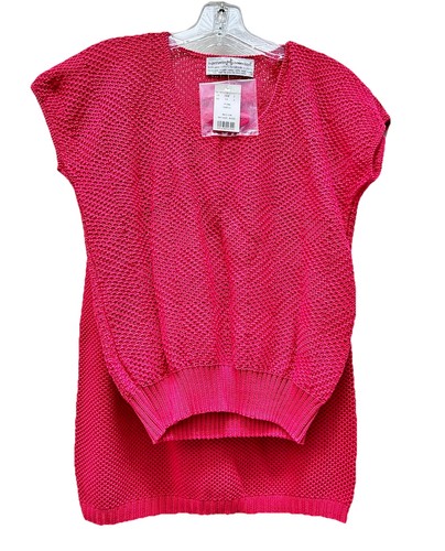 VTG Peruvian Connection 100% Pima Cotton Knit Medium 2 Piece Set Hot Pink NWT