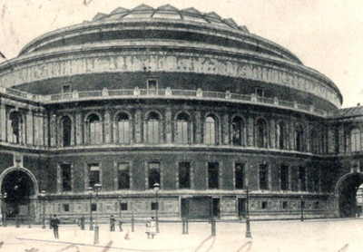 Antique RPPC UDB Royal Albert Hall London England UK c1902