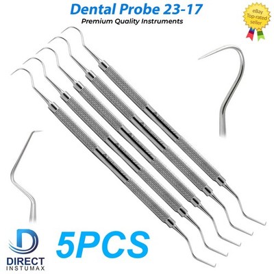 Dental Explorer 23/17 Endodontic Tarter Remover Tooth Calculus Plaque Scraper CE