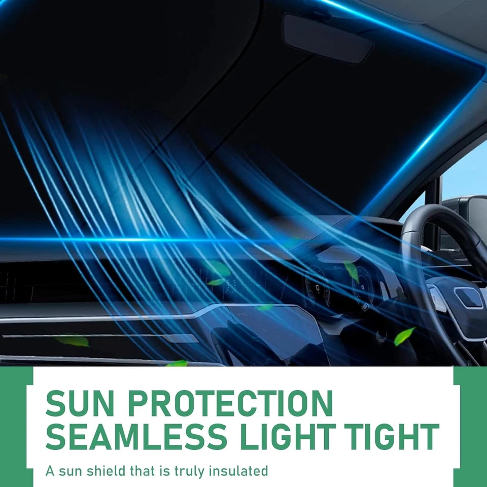 Складной передний солнцезащитный козырек на лобовое стекло для Honda Civic Accord - Изображение 3 из 4