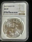 2017 american silver eagle ngc ms69 -signature Delivery