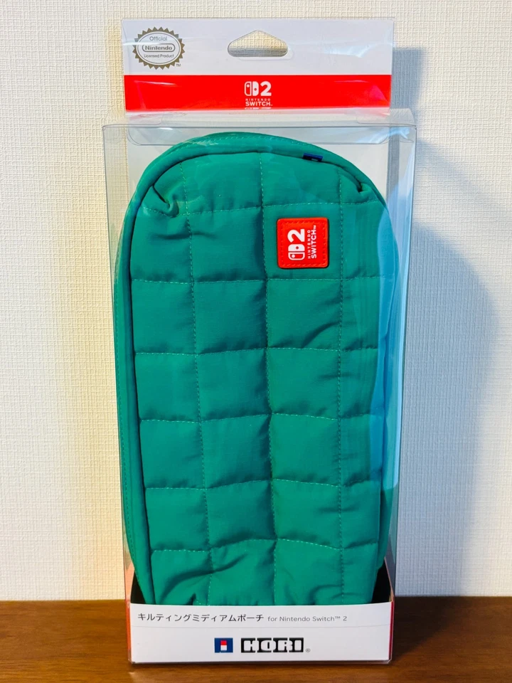 Funda acolchada mediana para consola Nintendo Switch 2 verde NUEVA Fedex DHL Foto 2 de 4