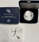 2018 S United States 1 oz .999 Silver PROOF American Eagle w/OGP & COA - Scratch