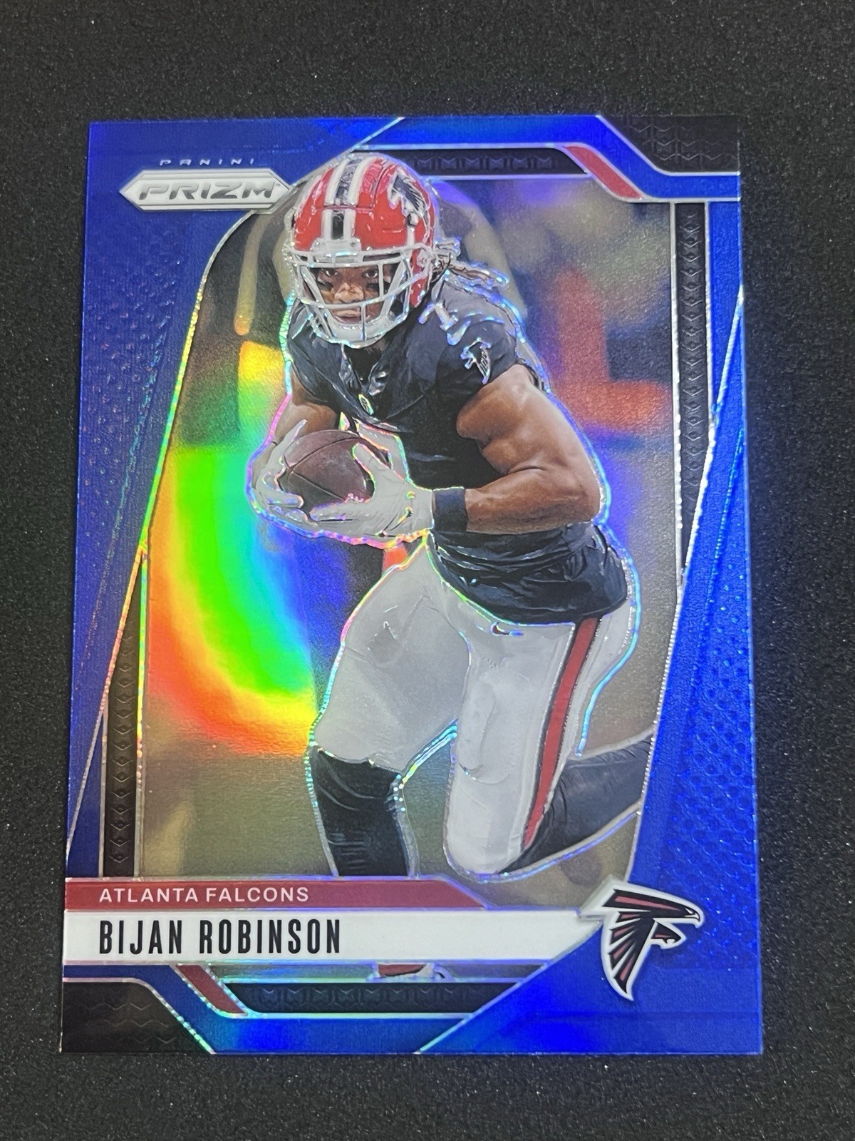 2024 Panini Prizm - Bijan Robinson #11 Blue Prizm SSP CASE HIT