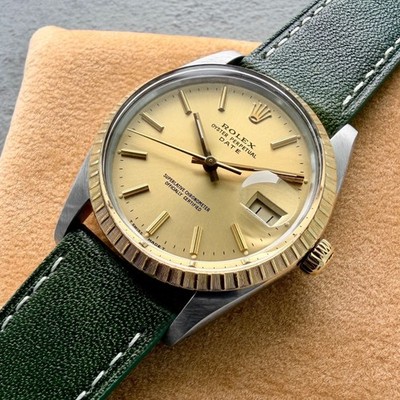 1987 Rolex Date Dial 15053 Gold dial