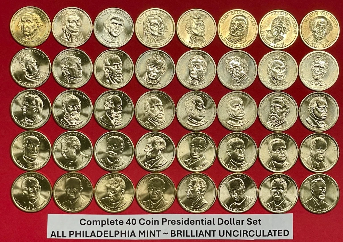 U.S. Mint 2007 Presidential Dollar Coins (2007-Now) for sale | eBay