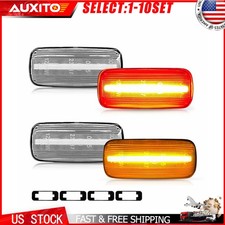 Fit 2010-18 Dodge Ram 2500hd 3500hd Dually Clear Led Side Marker Lights 4-20x