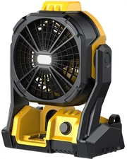 Battery Operated Fan, for DeWalt 20V Max Battery, Camping Fan Cordless, Optio...