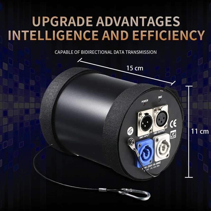 6 Way DMX Signal Splitter 3-Pin DMX Signal Amplifier For DJ Disco Stage Lighting - Image 3 of 4