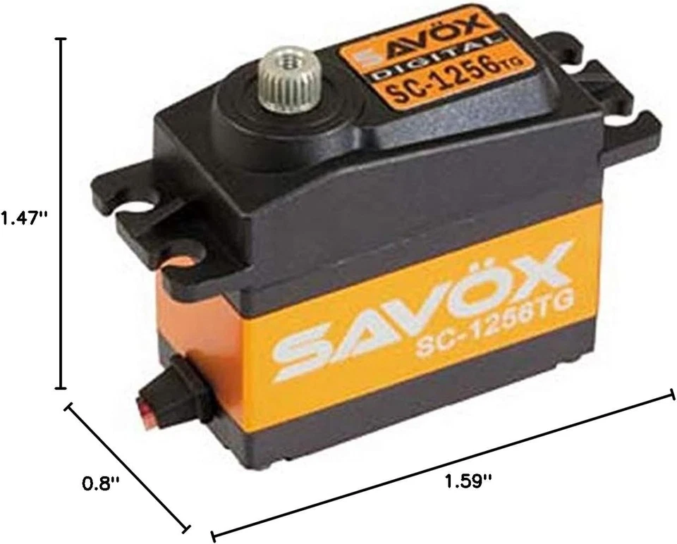 Digital Servo SC-1256TG: High Torque, Titanium Gear - Image 4 of 4
