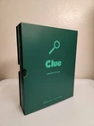 WS Bookshelf Library of Play Clue Vintage Green Board Game w/ Slipcover Hasbro