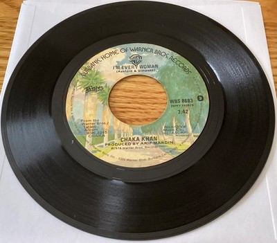 Chaka Khan  I m Every Woman / A Woman In A Man s World'' 7'' 45 rpm record WBS8683