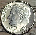 1965-P  10C Roosevelt Dime - BRILLIANT UNCIRCULATED (BU)