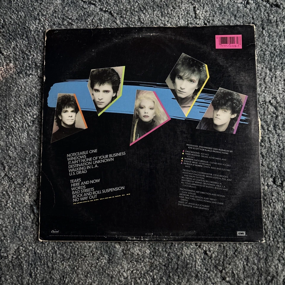 Missing Persons Spring Session M Capitol 1982 Vintage Vinyl LP ST-12228 Foto 2 de 4