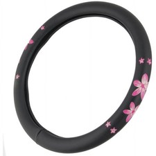 Bdk Pink Floral Steering Wheel Cover Fits 14.515.5 Inch Standard Wheels Bdk Pink Floral Steering Wheel Cover Fits 14.515.5 Inch Standard Wheels